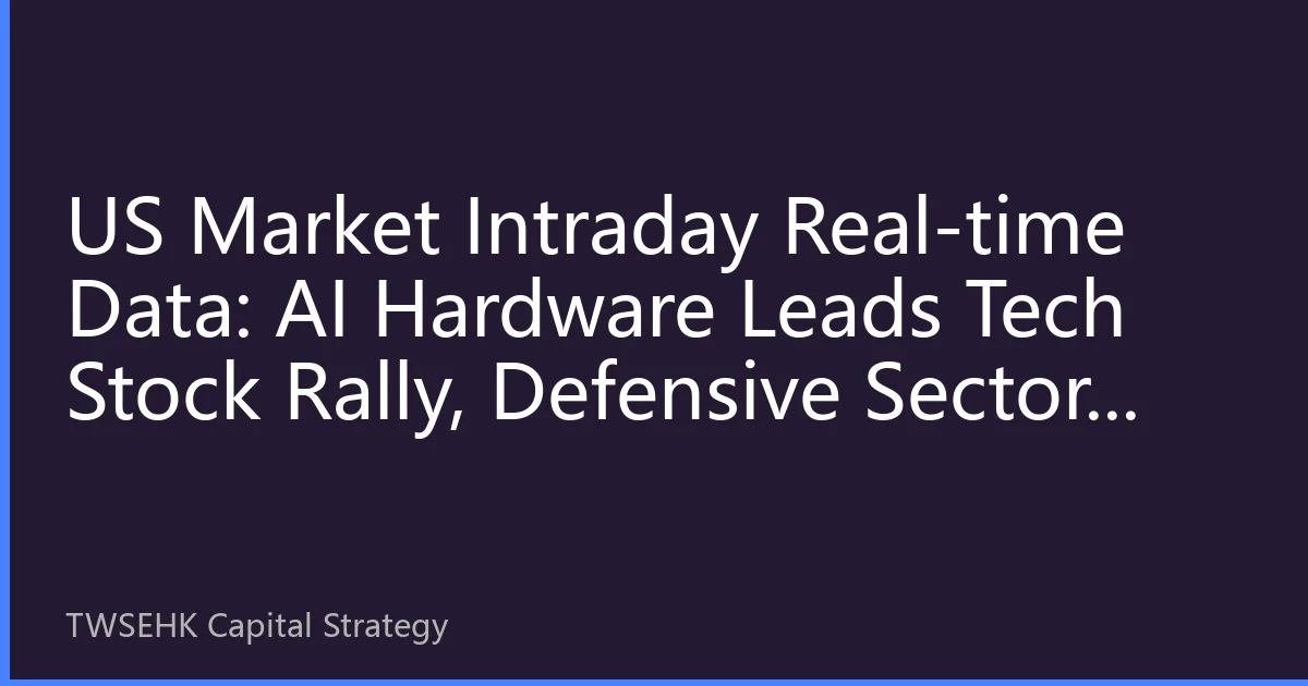 US Market Intraday Real-time Data: AI Hardware Leads Tech Stock Rally, Defensive Sectors Continue to Strengthen