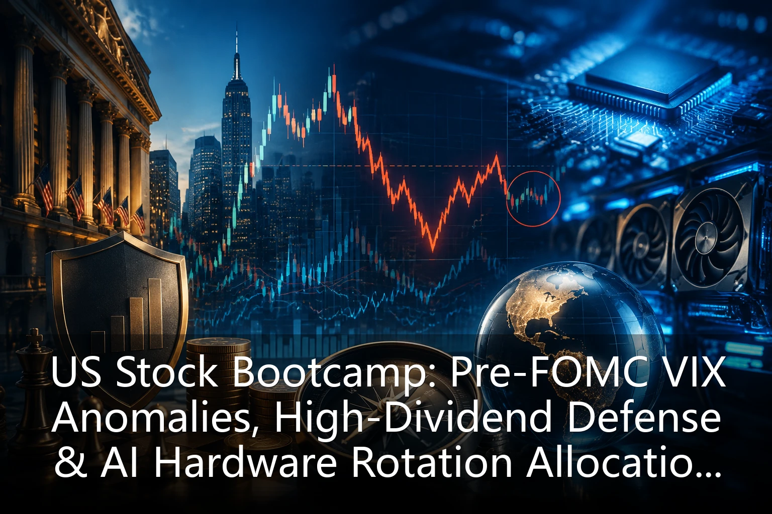 US Stock Bootcamp: Pre-FOMC VIX Anomalies, High-Dividend Defense & AI Hardware Rotation Allocation Guide