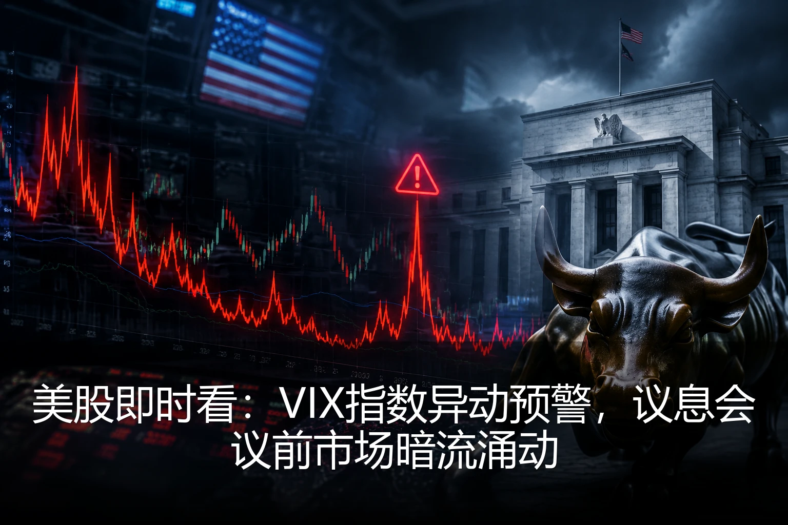 美股即时看：VIX指数异动预警，议息会议前市场暗流涌动