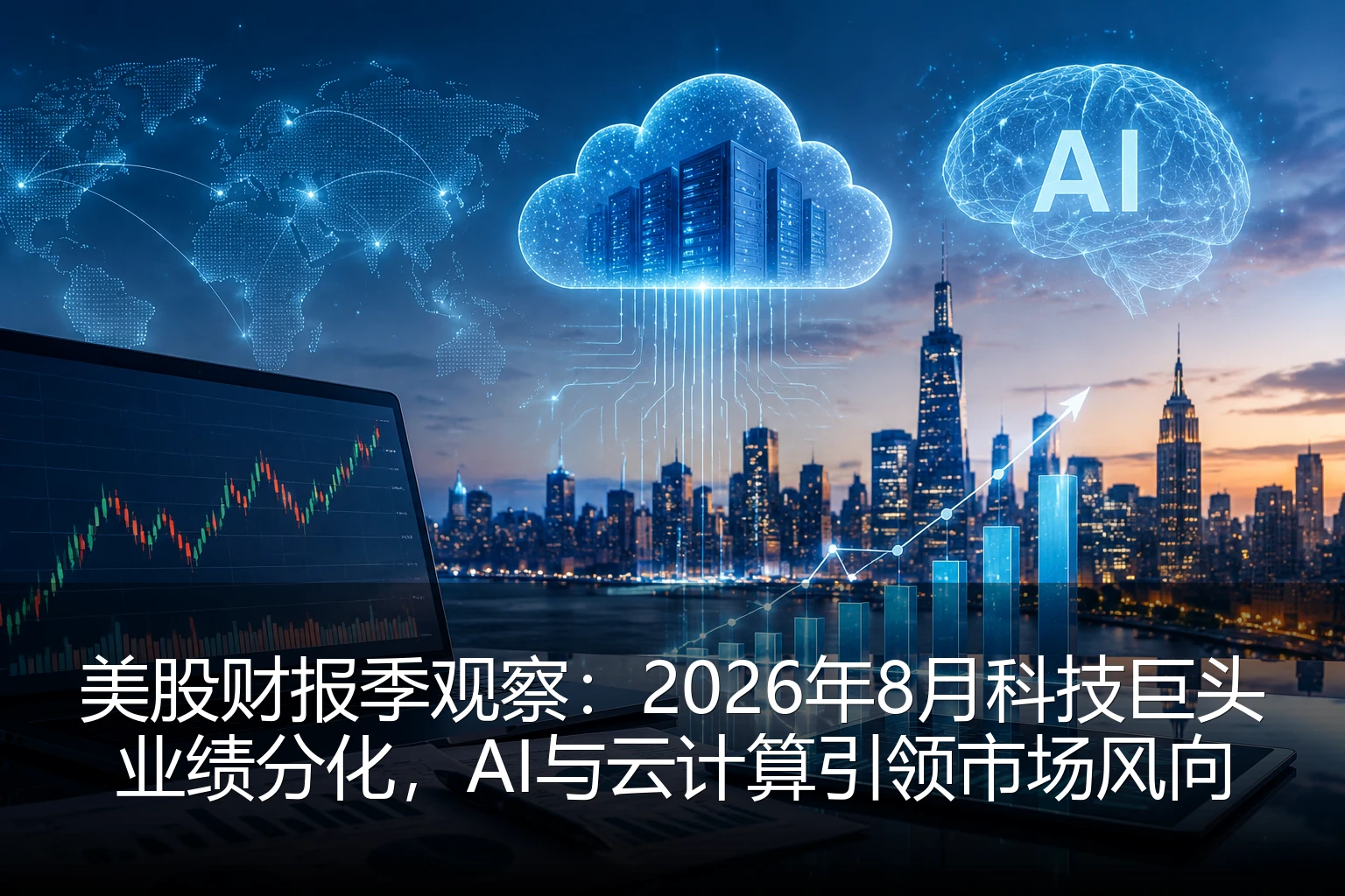 美股财报季观察：2026年8月科技巨头业绩分化，AI与云计算引领市场风向